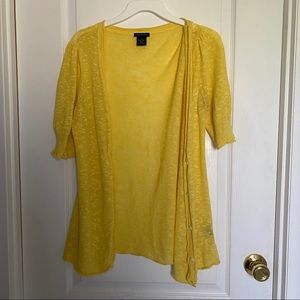 CALVIN KLEIN Yellow Cardigan